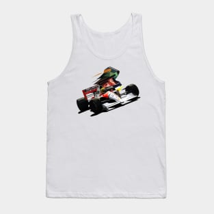 Ayrton Senna Full Color Tank Top